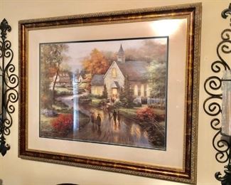 Fine wall art throughout home