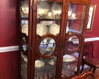 One of the most beautiful china cabinets we've had! Great for china display or a large collection of any kind!