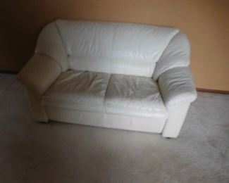 leather  loveseat-as  is