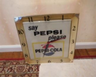 pepsi clock