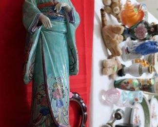 porcelain Japanese lady figure