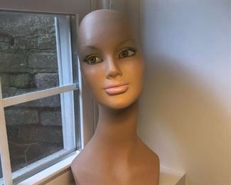 Vintage French mannequin head 