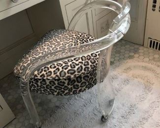 Lucite chair 