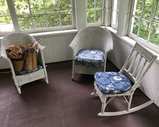 Wicker furniture 