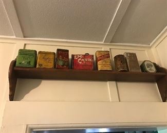 Antique tins