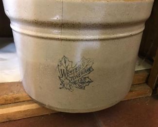 Western Stoneware crock