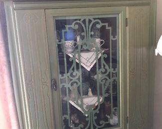 1930’s painted China cabinet