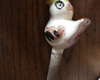Vintage ceramic water stake for plants