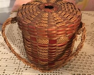 Antique string basket