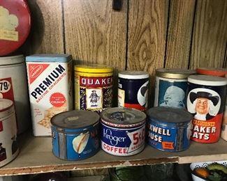 Vintage tins