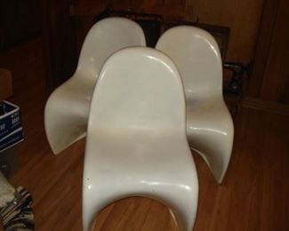 mid. cent. mod. side chairs