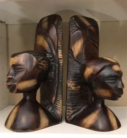 10 Inch African Bookends