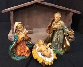Italian Made Mary, Joseph and Baby Jesus