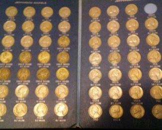 Jefferson Nickel Collection - Early Dates and silver nickels in Whitman holder
