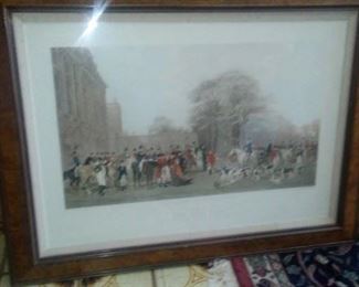 Early English Colored Engraving