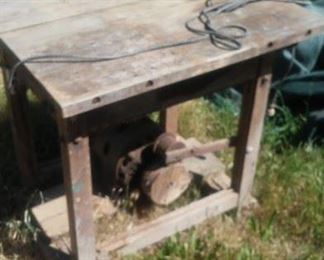 vintage table saw