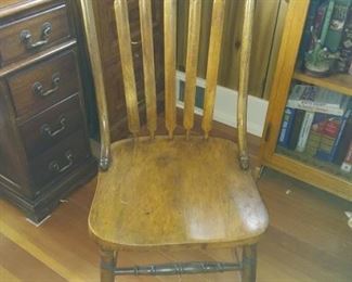 Antique 1880s Wood Chair
