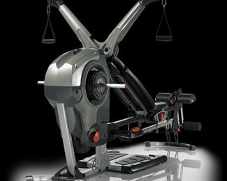 Bowflex Revolution:  SpiraFlex® technology. Over 100 exercises with up to 400 variations. Designed to work every major body zone, and support every workout routine, strength level and fitness goal. (Catalog Photo 1 of 3)