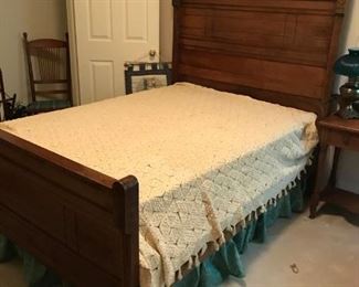 Antique Oak Bed