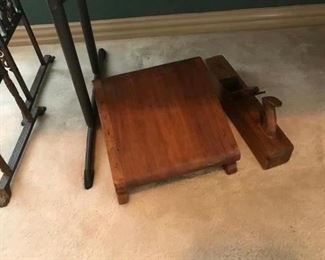 Foot rest, Vintage wood planer