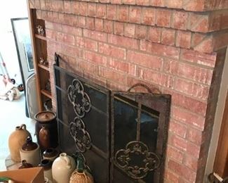 metal firescreen