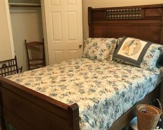 Antique Oak Bed