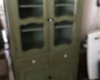 Antique Kitchen Cabinet, it's been painted...