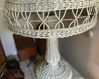 Old Wicker Lamp