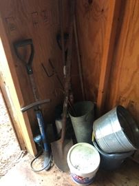 galvanized tubs and stuff