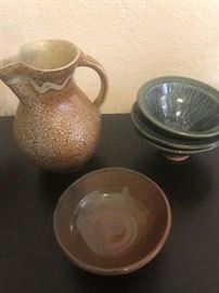 jugs and pottery