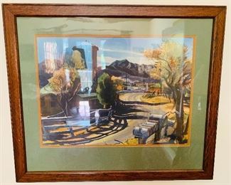 Framed Art, (One of Two unique pieces), Original-Early Century Framing