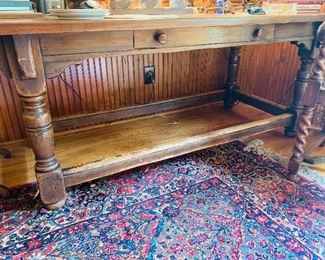 Solid Oak Table/Desk