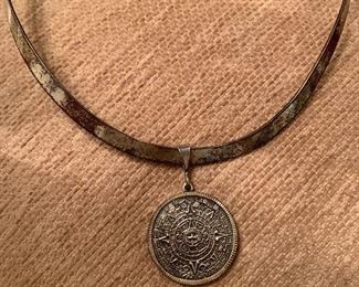 Sterling Necklace and Medallion