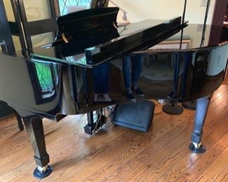 170. Otto Attenburg 52" Mini - Baby Grand w/ Gloss Black Finish