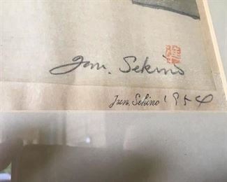 Signature, date detail