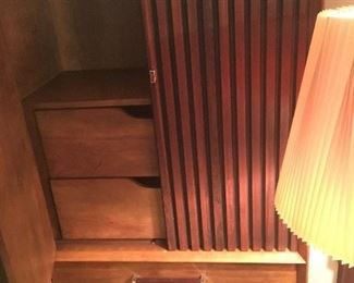 Lane mid century modern dresser with exotic woods; rosewood