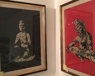 Framed Batiks, 1960's