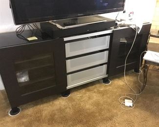 Media console with storage