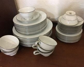 China Bone with silver rim