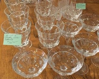 Lovely stem ware/ crystal