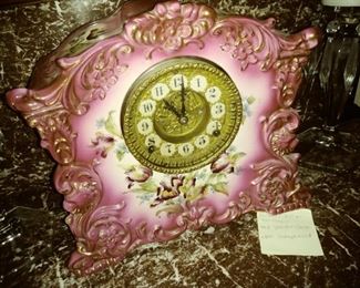 'Gilbert William' 1908 Porcelain clock
