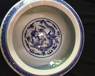 Blue and White porcelain dish