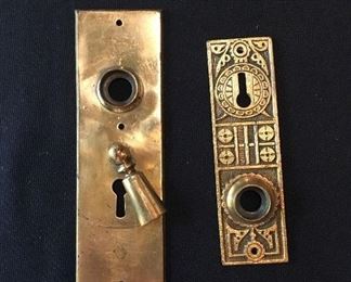 Brass door plates
