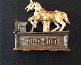 Cast Iron Trick Pony bank