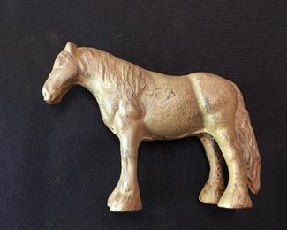 Cast Iron Clydesdale horse