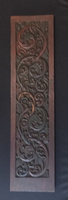 Chinese relief carving panel