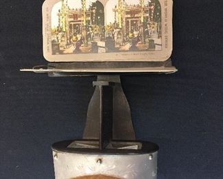 Antique View Finder and cards