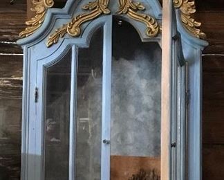 Rococo style wall cabinet
