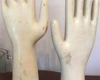 General Porcelain glove forms (2)
