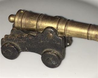 Vintage bronze cannon